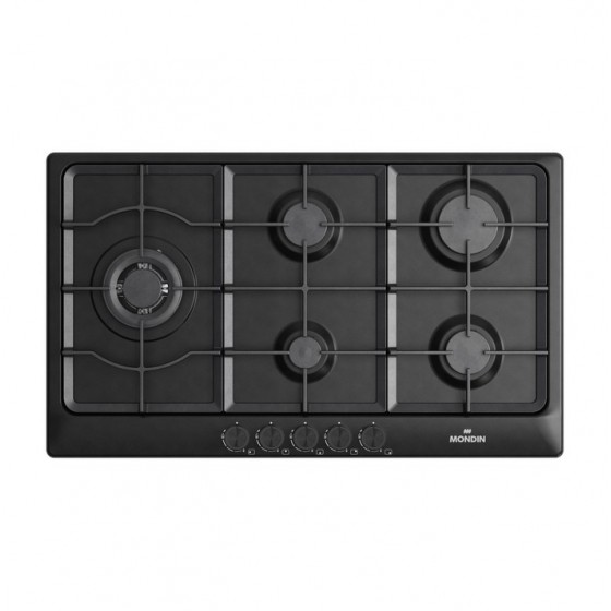 MONDIN A0905VPGCNL Μαύρο 86cm Εστία Αερίου MONDIN A0905VPGCNL Μαύρο 86cm Εστία Αερίου